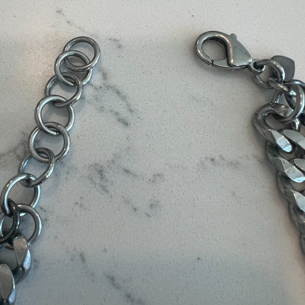 Stella & Dot silver mixed metals chocker - Picture 3 of 4